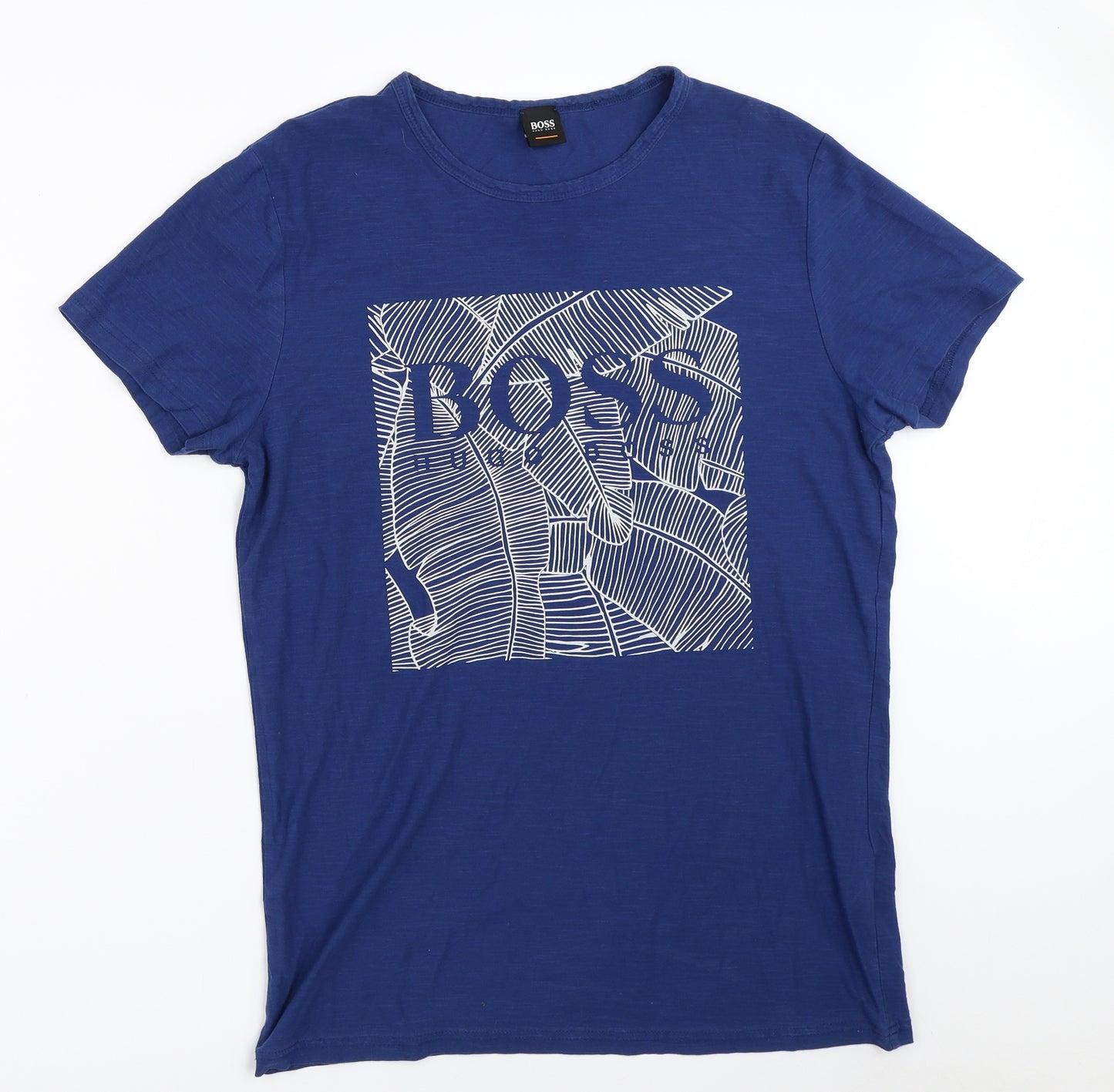 HUGO BOSS Mens Blue    T-Shirt Size M