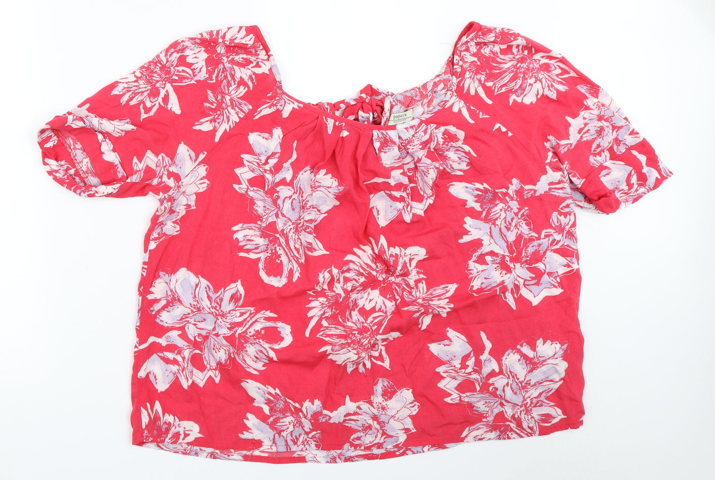 Papaya Womens Pink   Basic Blouse Size 18