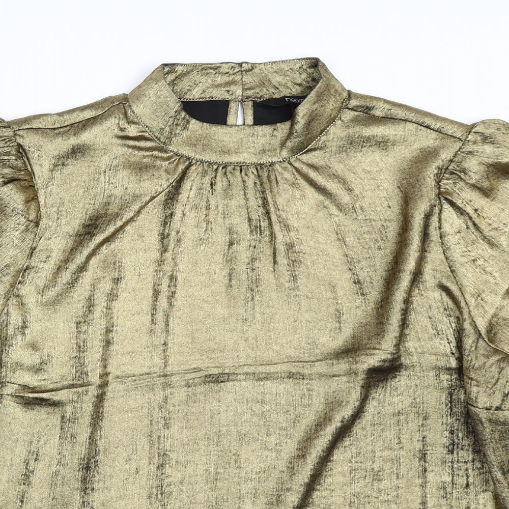 NEXT Womens Gold   Basic Blouse Size 16