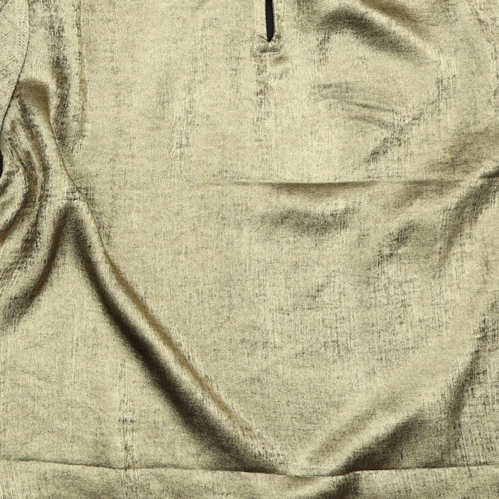 NEXT Womens Gold   Basic Blouse Size 16