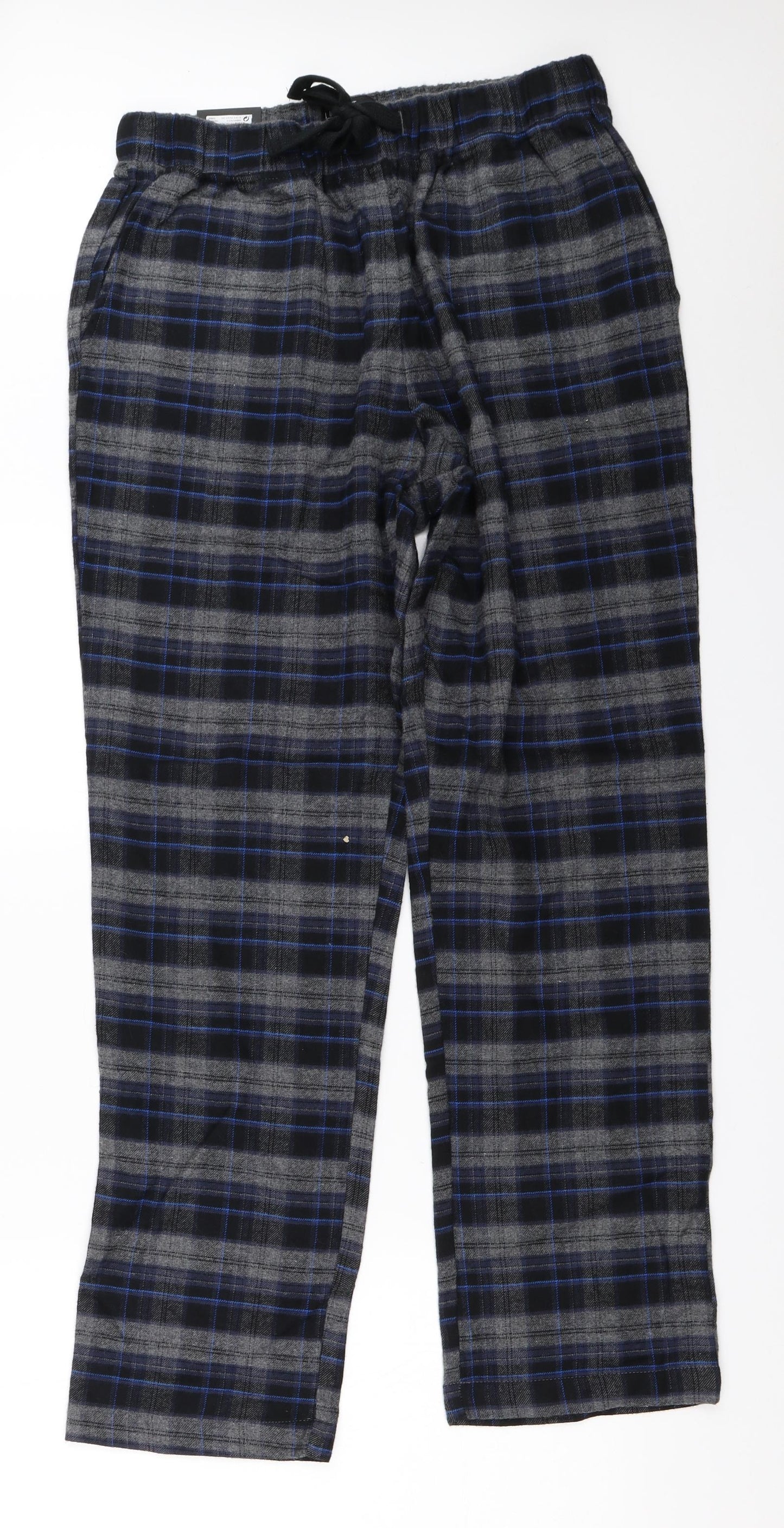 NEXT Mens Grey Check   Pyjama Pants Size M