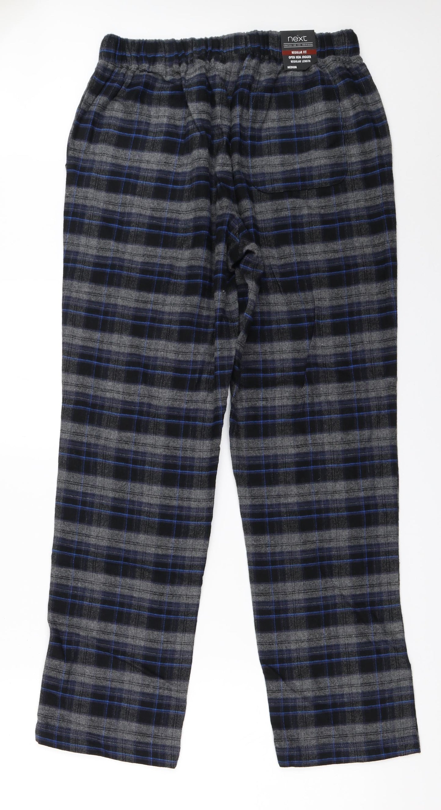 NEXT Mens Grey Check   Pyjama Pants Size M
