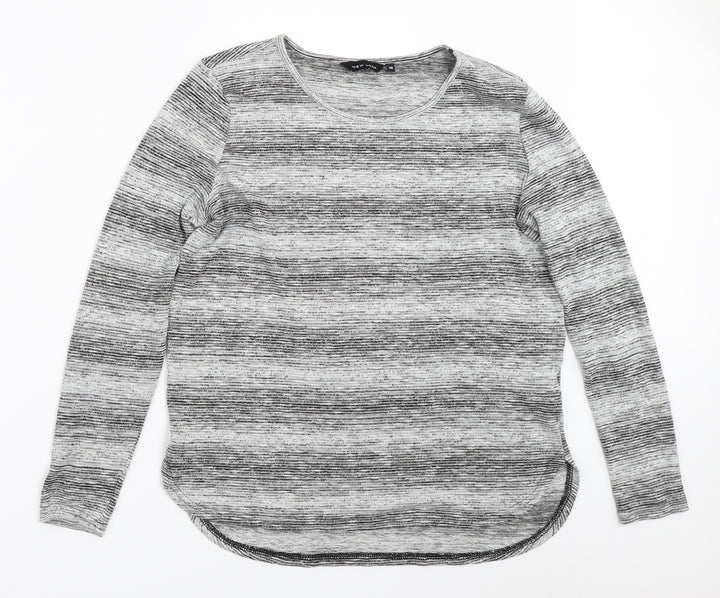 New Look Womens Grey   Pullover Jumper Size 10