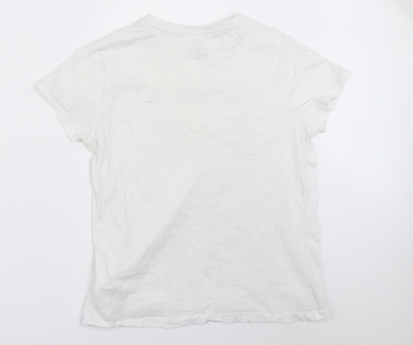 Primark Womens White   Basic T-Shirt Size M