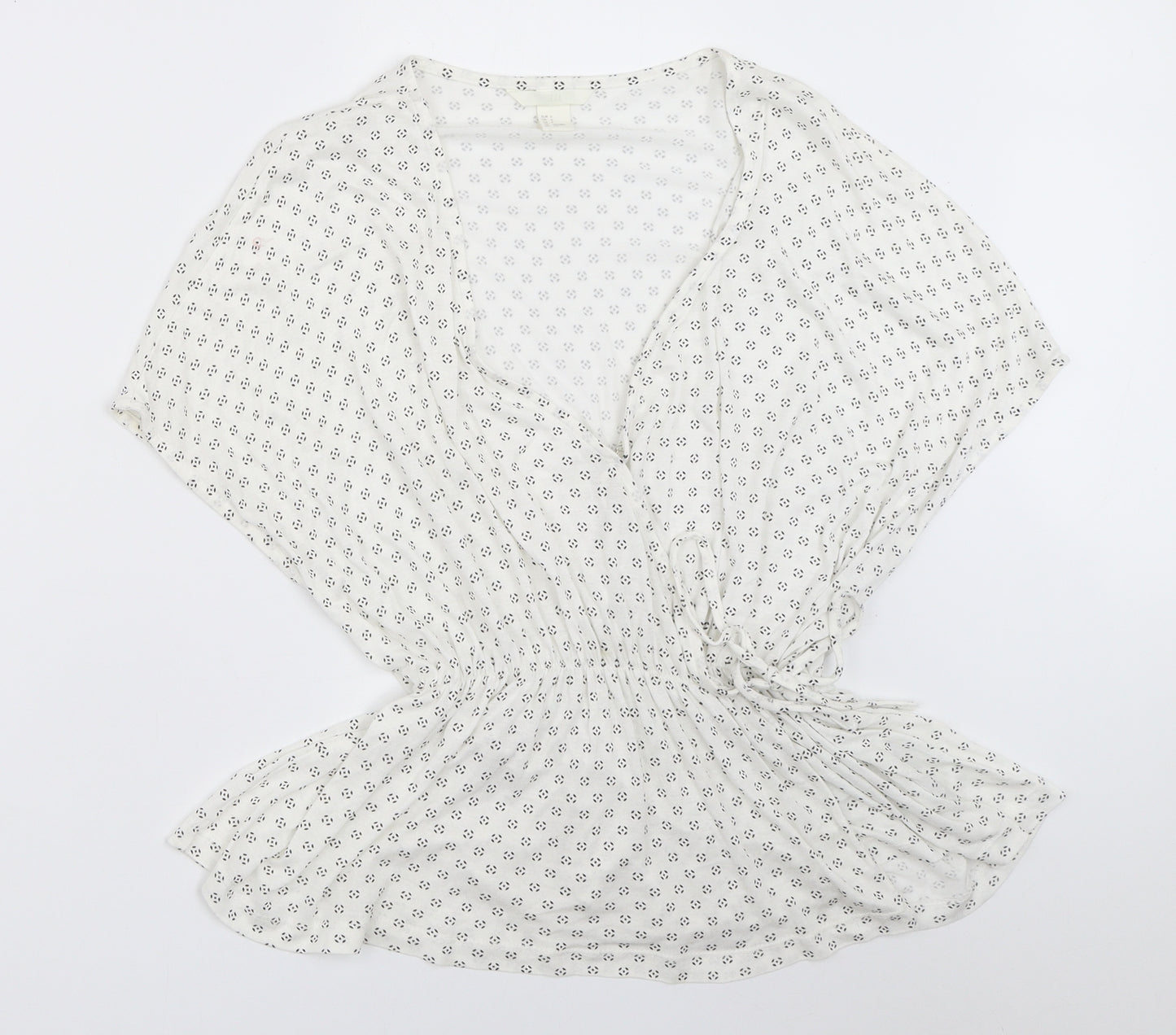 H&M Womens White   Basic Blouse Size S