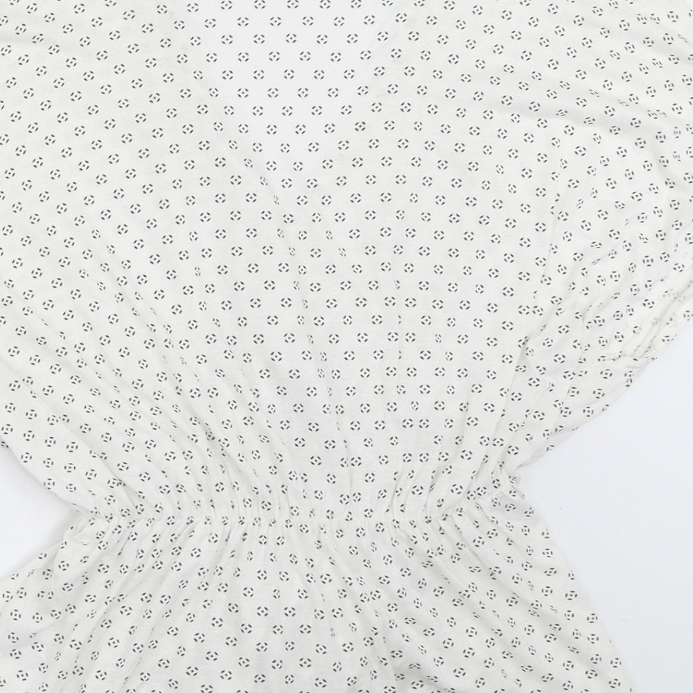 H&M Womens White   Basic Blouse Size S