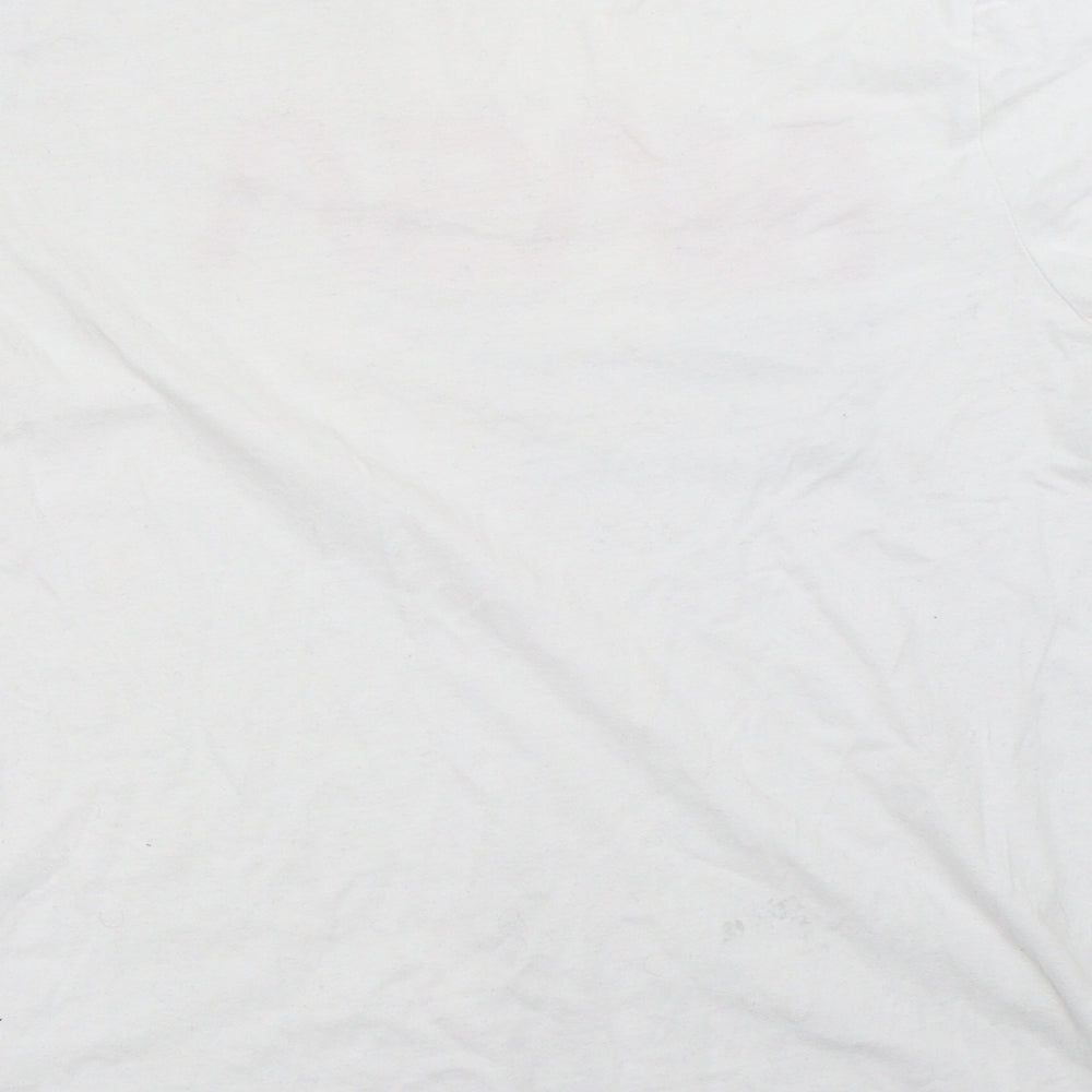Primark Womens White   Basic T-Shirt Size S  - nasa