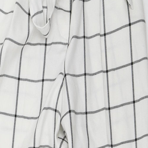 Primark Womens White   Trousers  Size 14 L26.5 in