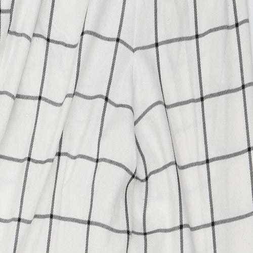 Primark Womens White   Trousers  Size 14 L26.5 in