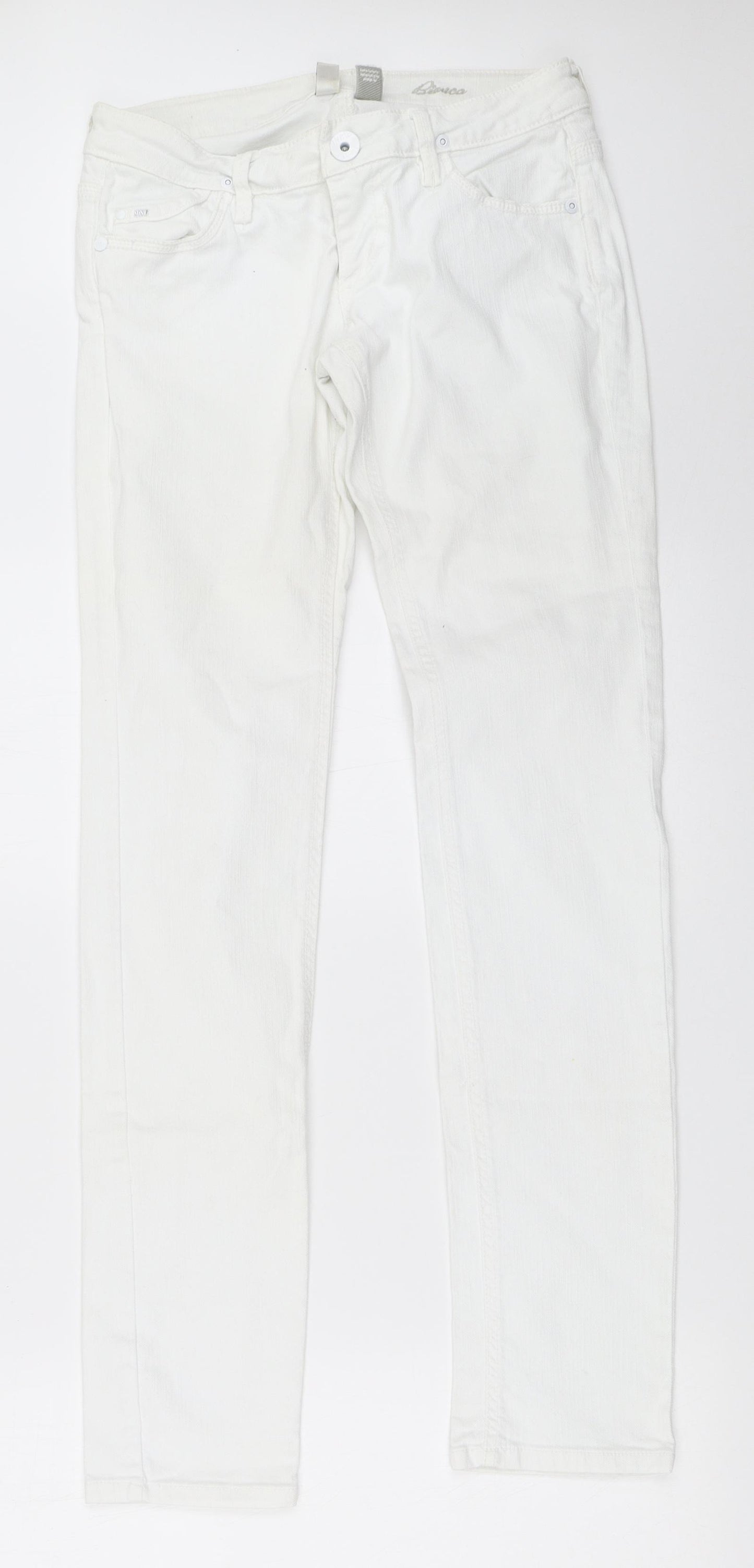 MNG Womens White   Skinny Jeans Size 36 L32 in
