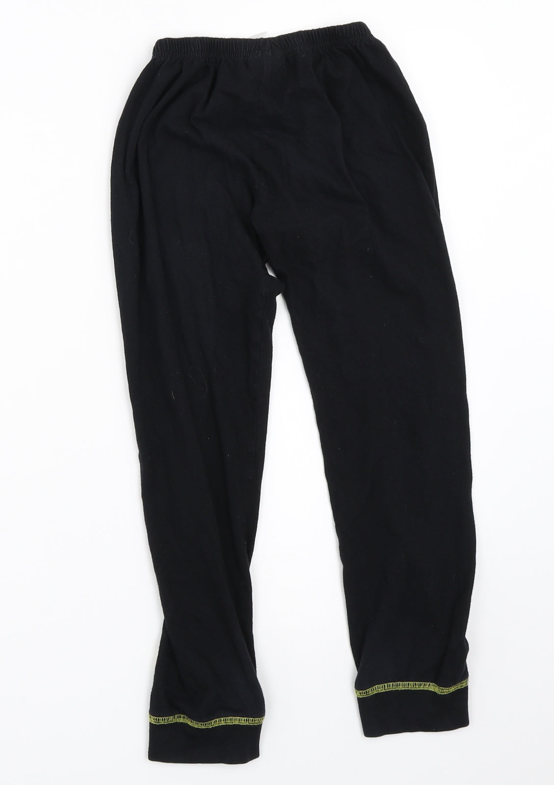 Preworn Boys Black Solid   Pyjama Pants Size 7-8 Years  - Pokemon Pikachu