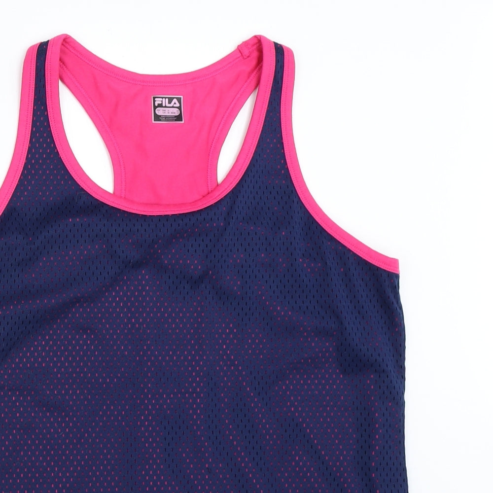 FILA Womens Blue   Basic Tank Size 14