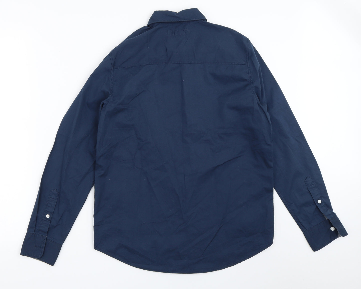 H&M Boys Blue   Basic Button-Up Size 13-14 Years