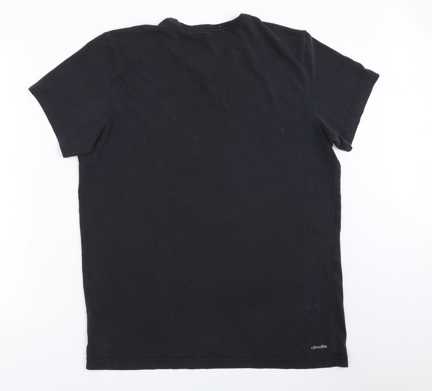 adidas Mens Black    T-Shirt Size L
