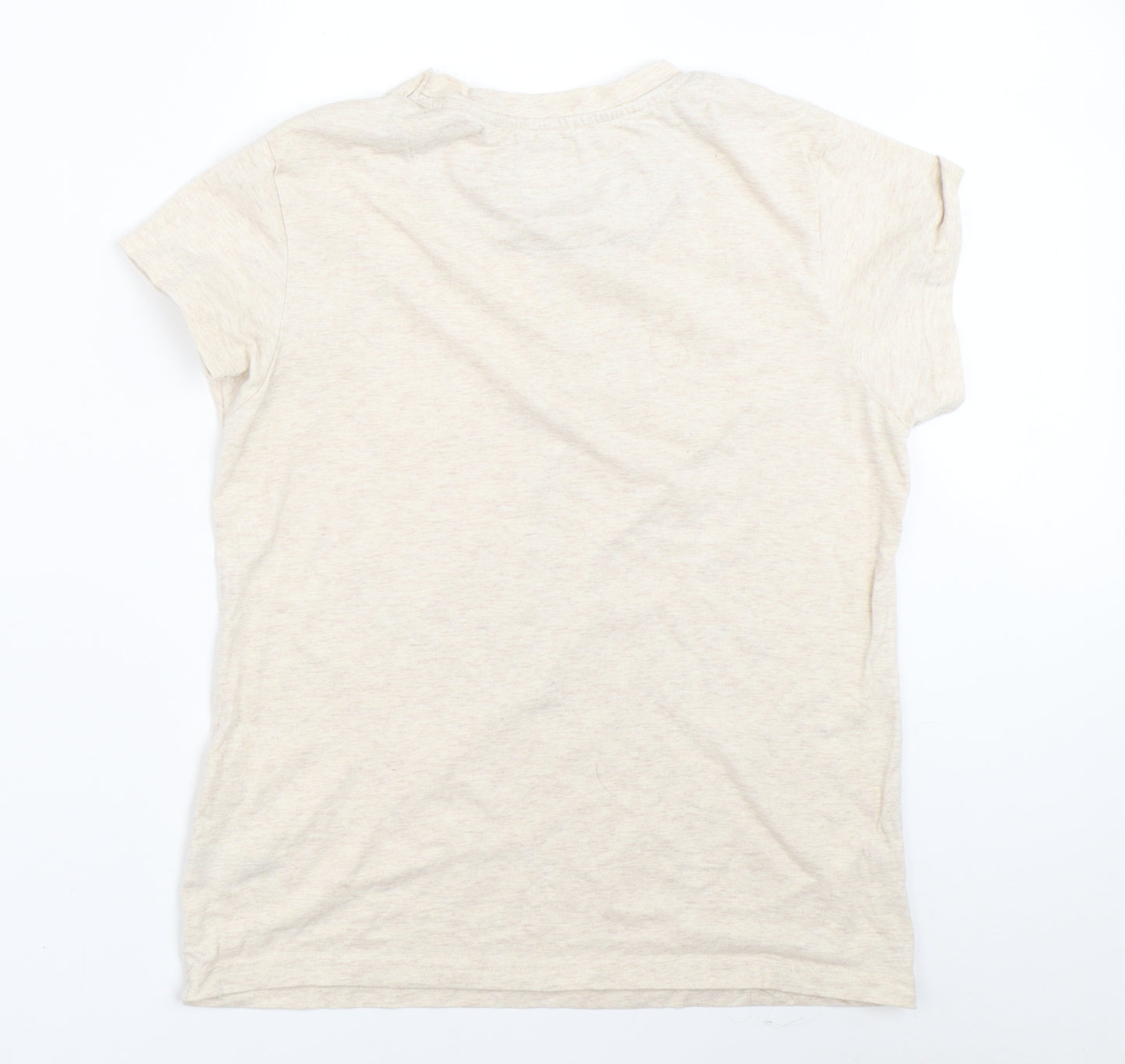 Primark Womens Beige Solid  Top Pyjama Top Size S  - disney