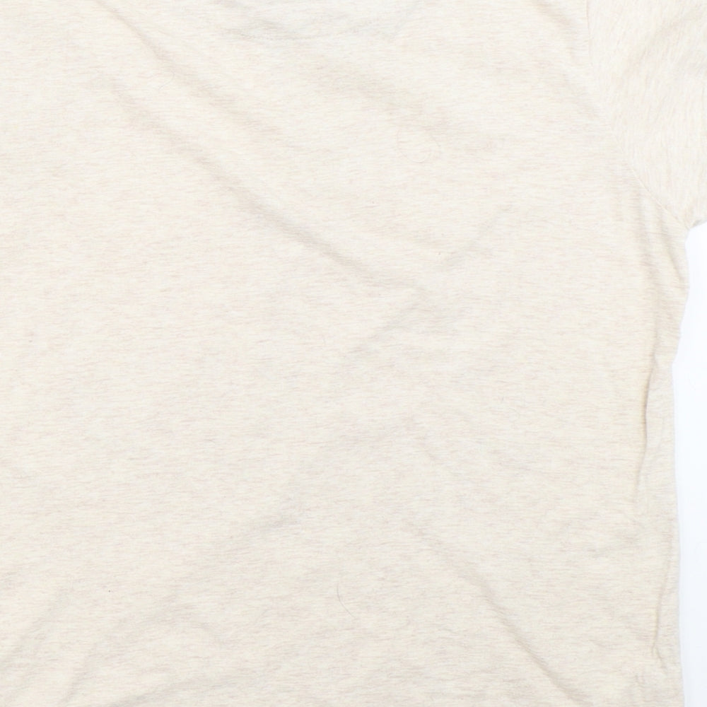 Primark Womens Beige Solid  Top Pyjama Top Size S  - disney