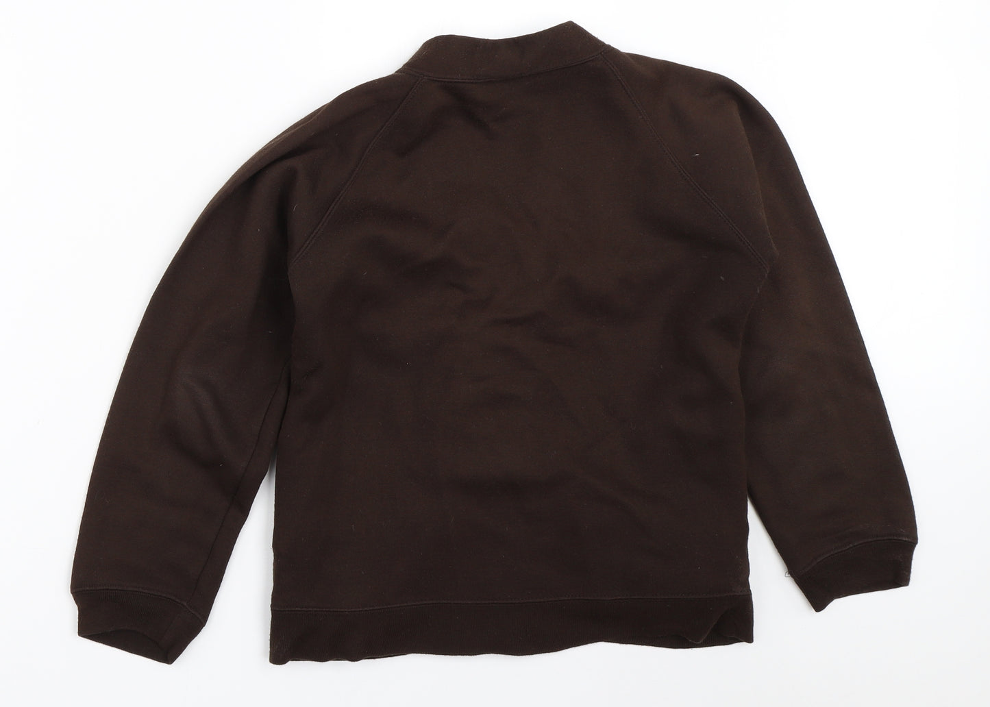 David Luke Boys Brown   Cardigan Jumper Size 9-10 Years