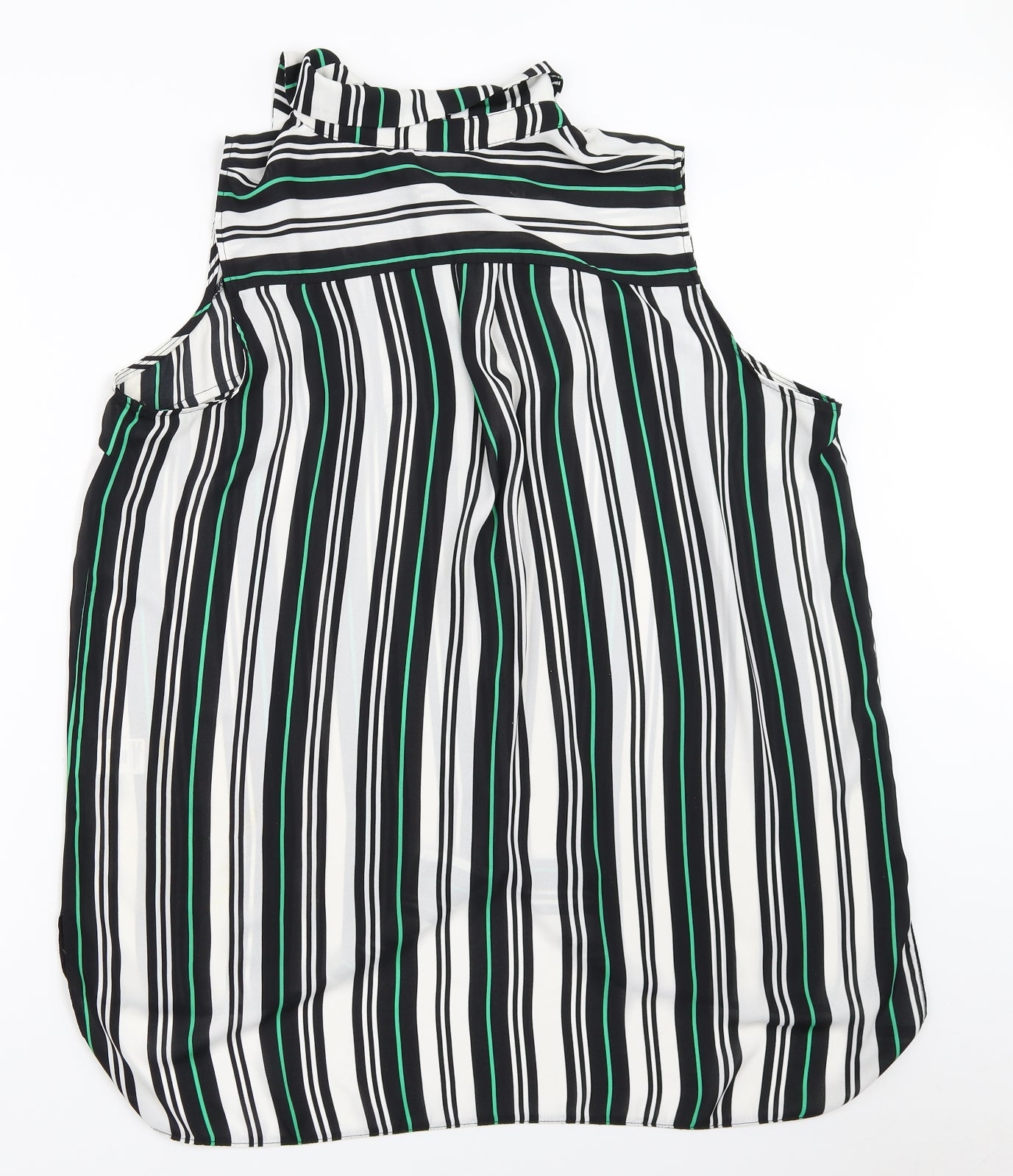 F&F Womens White Striped  Basic Button-Up Size 18