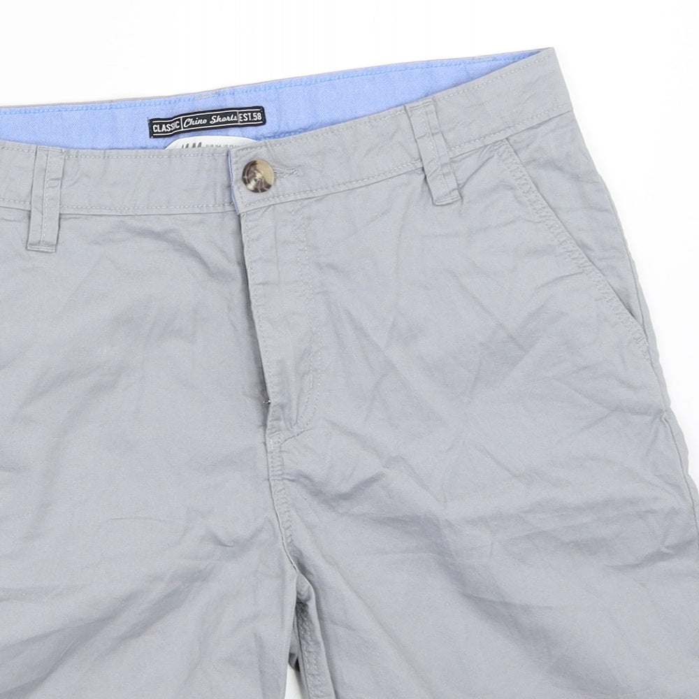 H&M Boys Grey   Chino Shorts Size 13-14 Years