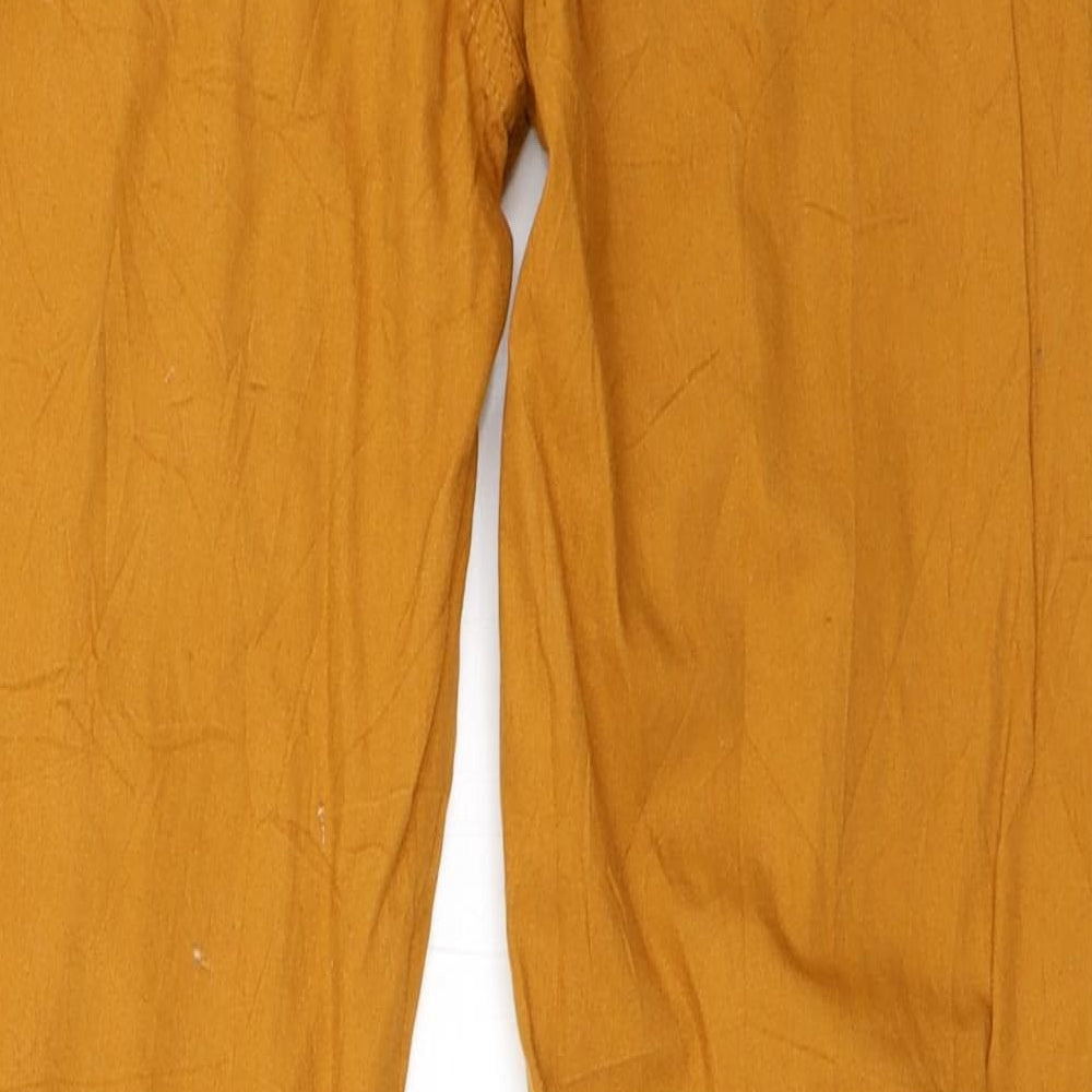 Preworn Boys Beige   Jogger Trousers Size 14 Years