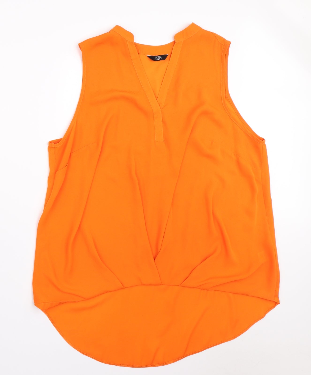 F&F Womens Orange   Basic Blouse Size 18