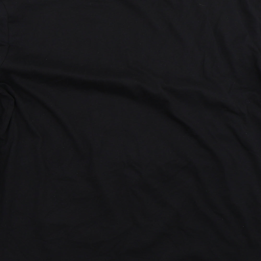 F&F Mens Black    T-Shirt Size XL  - Halloween Skeleton