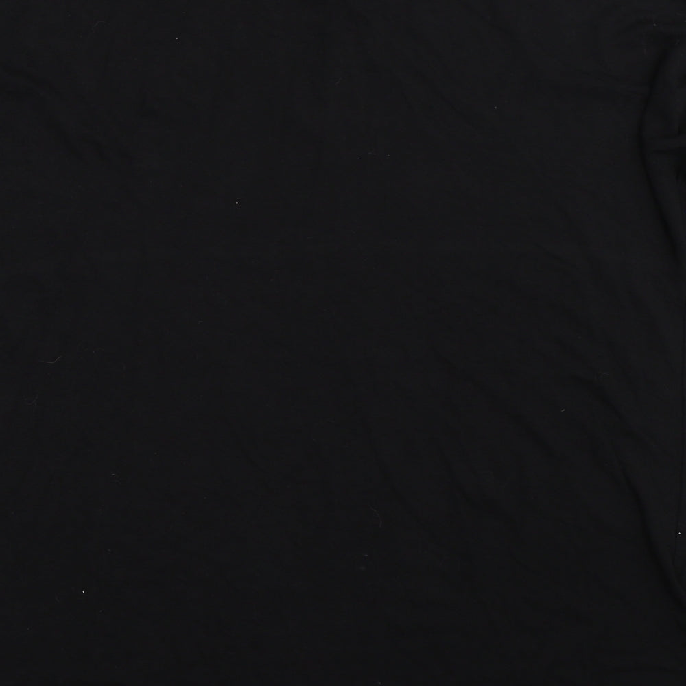 F&F Womens Black   Basic T-Shirt Size 14