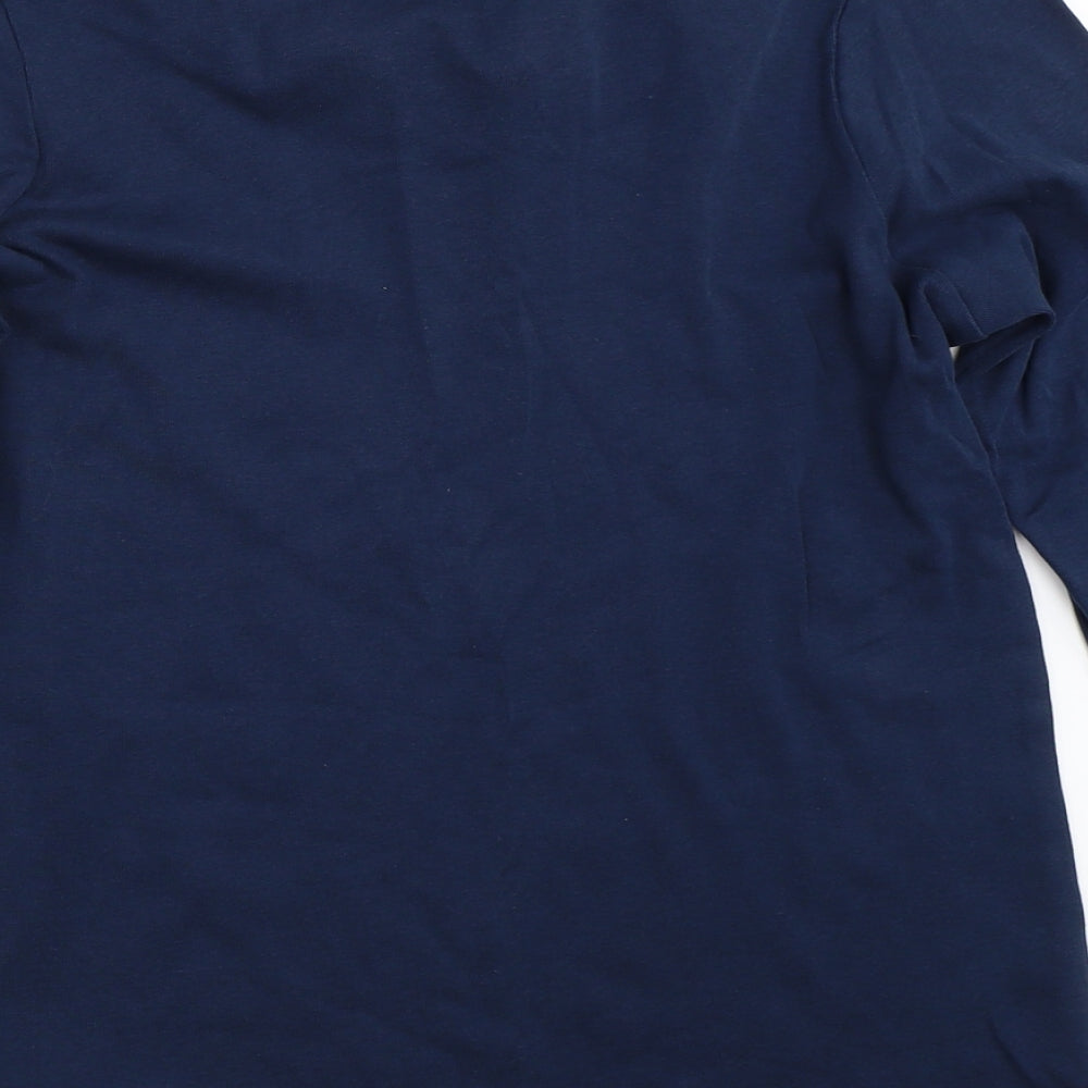 Julipa Womens Blue   Basic T-Shirt Size 14