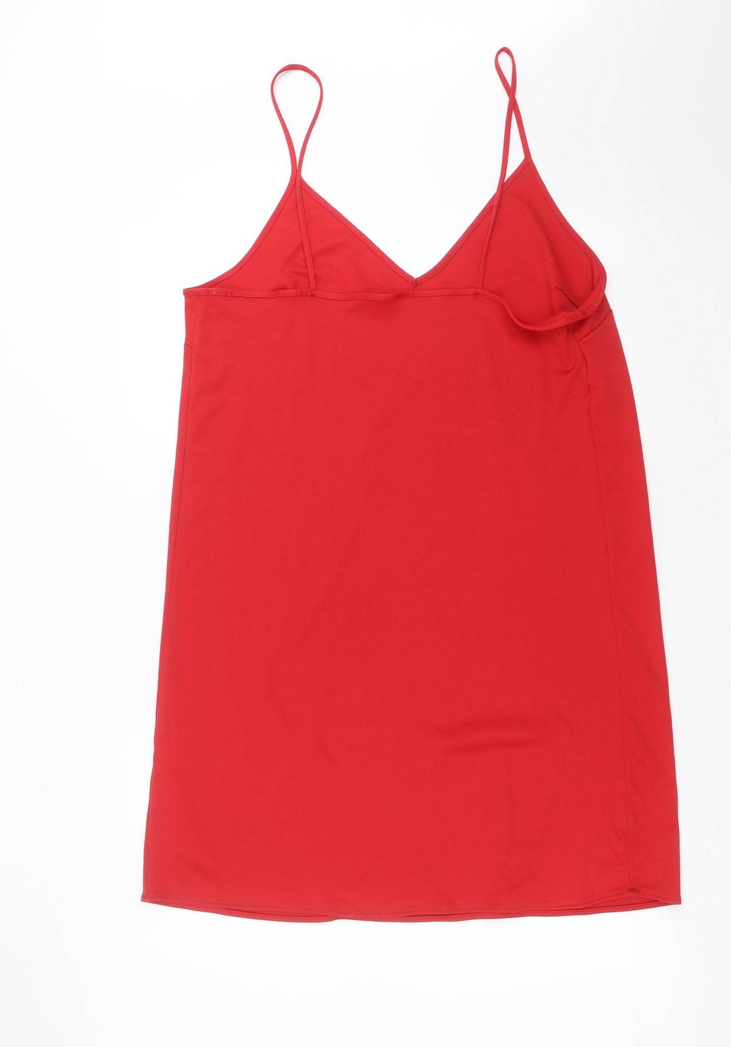 Primark Womens Red   Slip Dress  Size 16