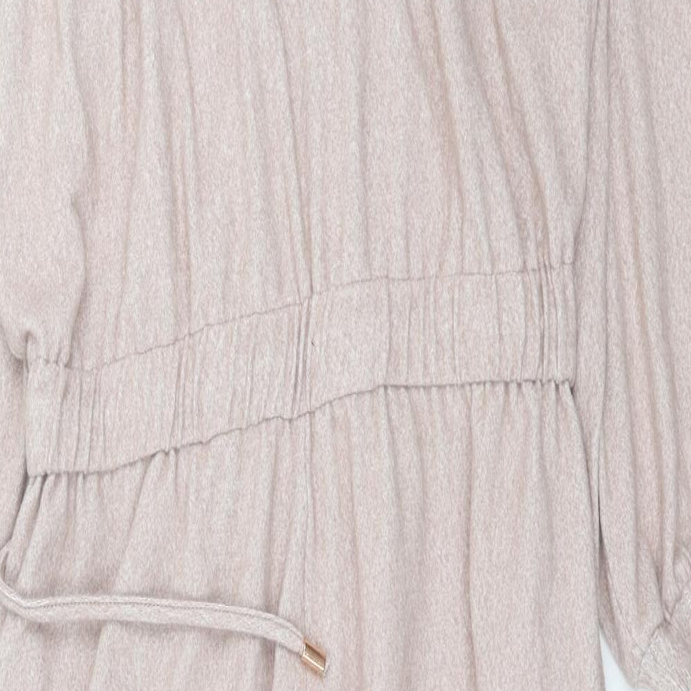 F&F Womens Beige   Jumpsuit One-Piece Size L L33 in - onesie loungewear