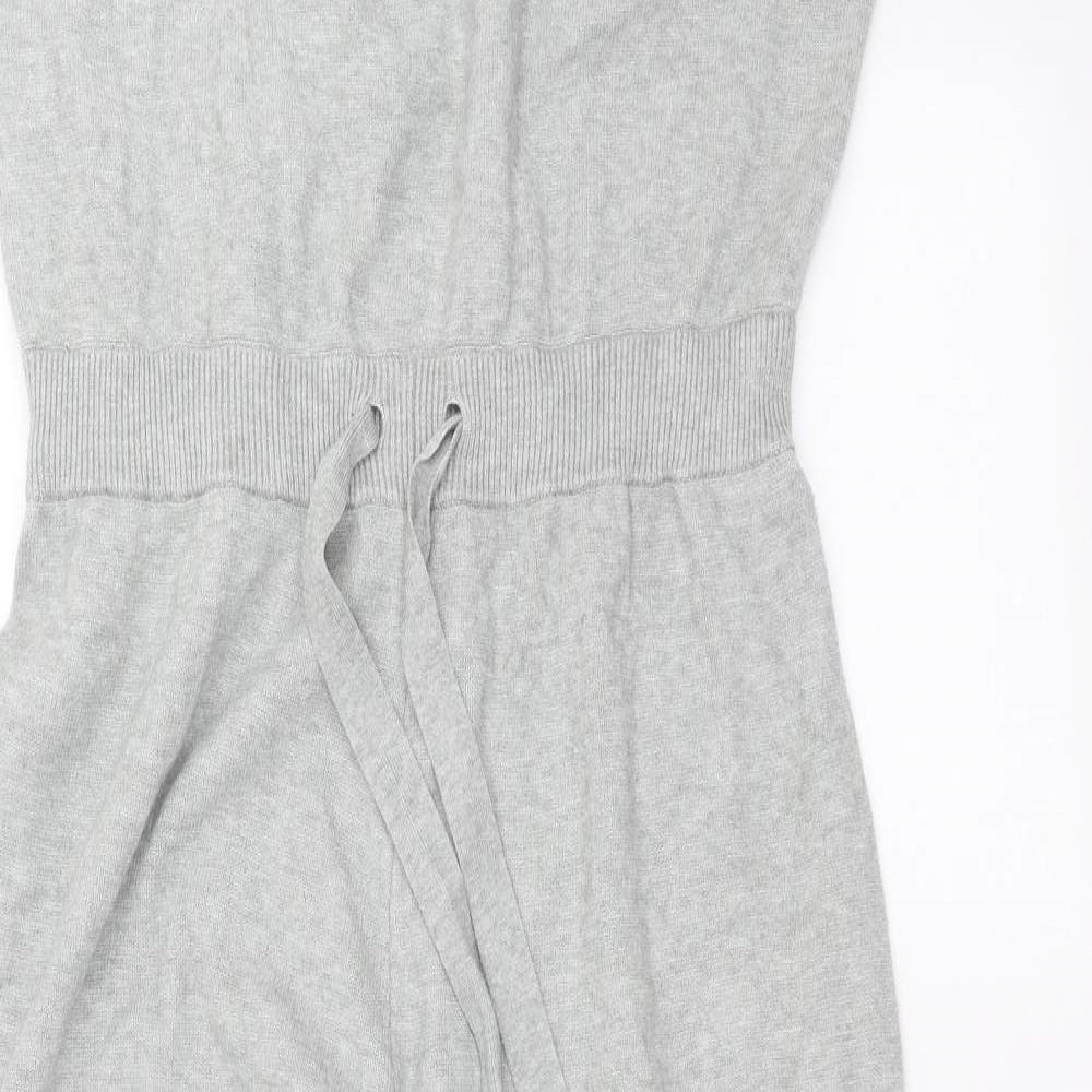Primark Womens Grey  Knit Jumpsuit One-Piece Size L L31 in