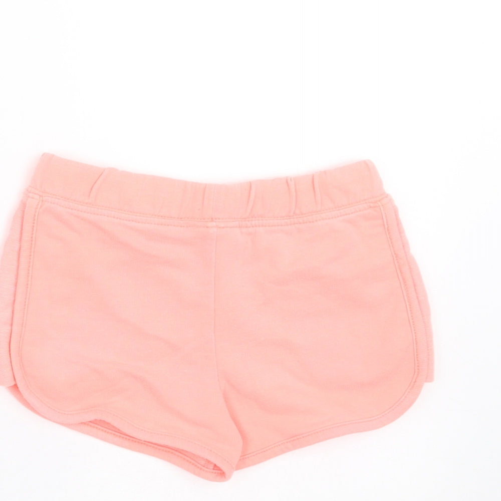 Matalan Girls Orange   Sweat Shorts Size 4 Years