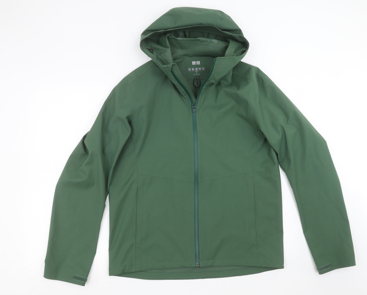 Uniqlo Mens Green   Jacket Coat Size M  - waterproof, windproof