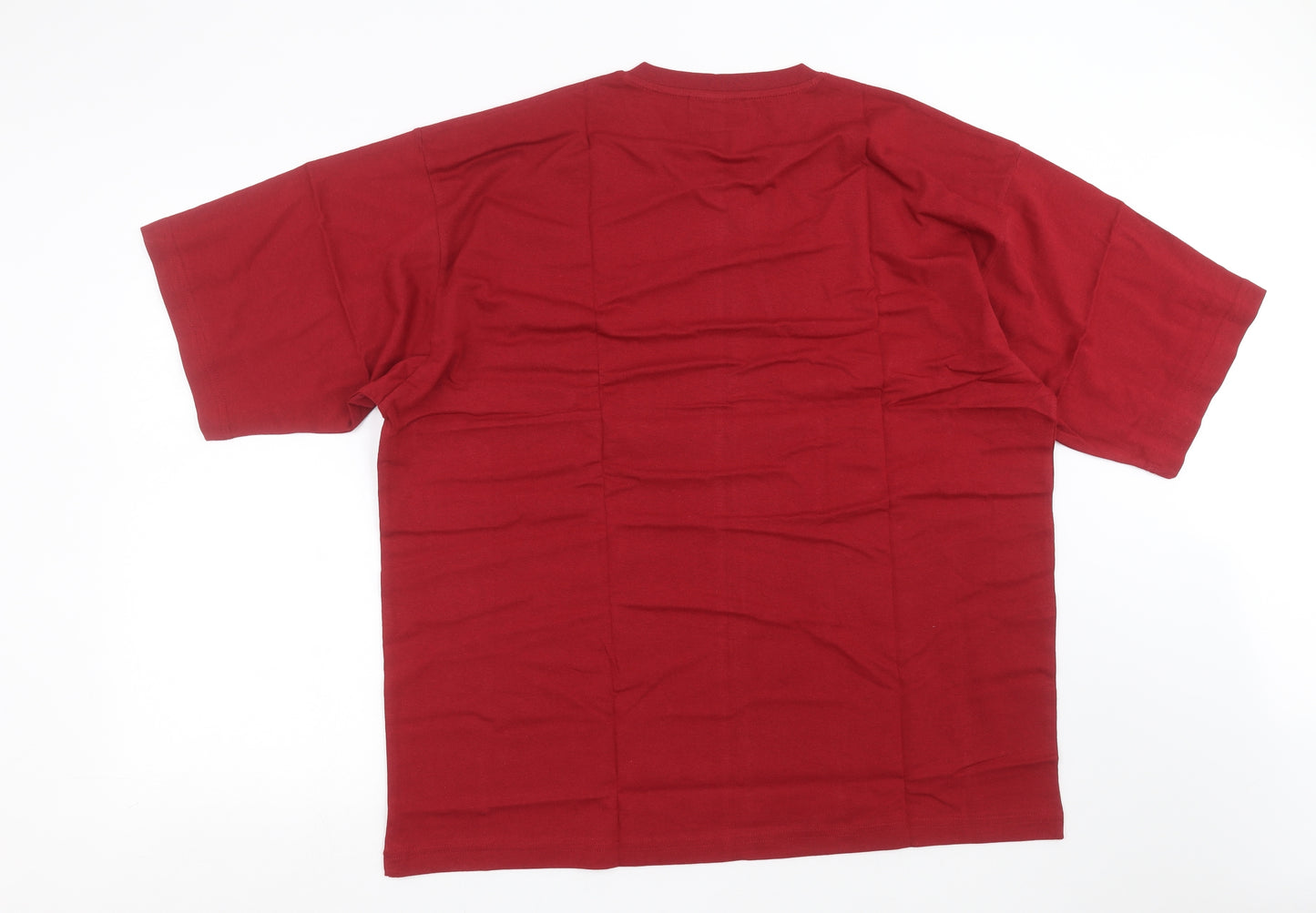 ZANTOS Mens Red    T-Shirt Size XL