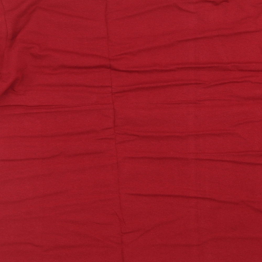 ZANTOS Mens Red    T-Shirt Size XL