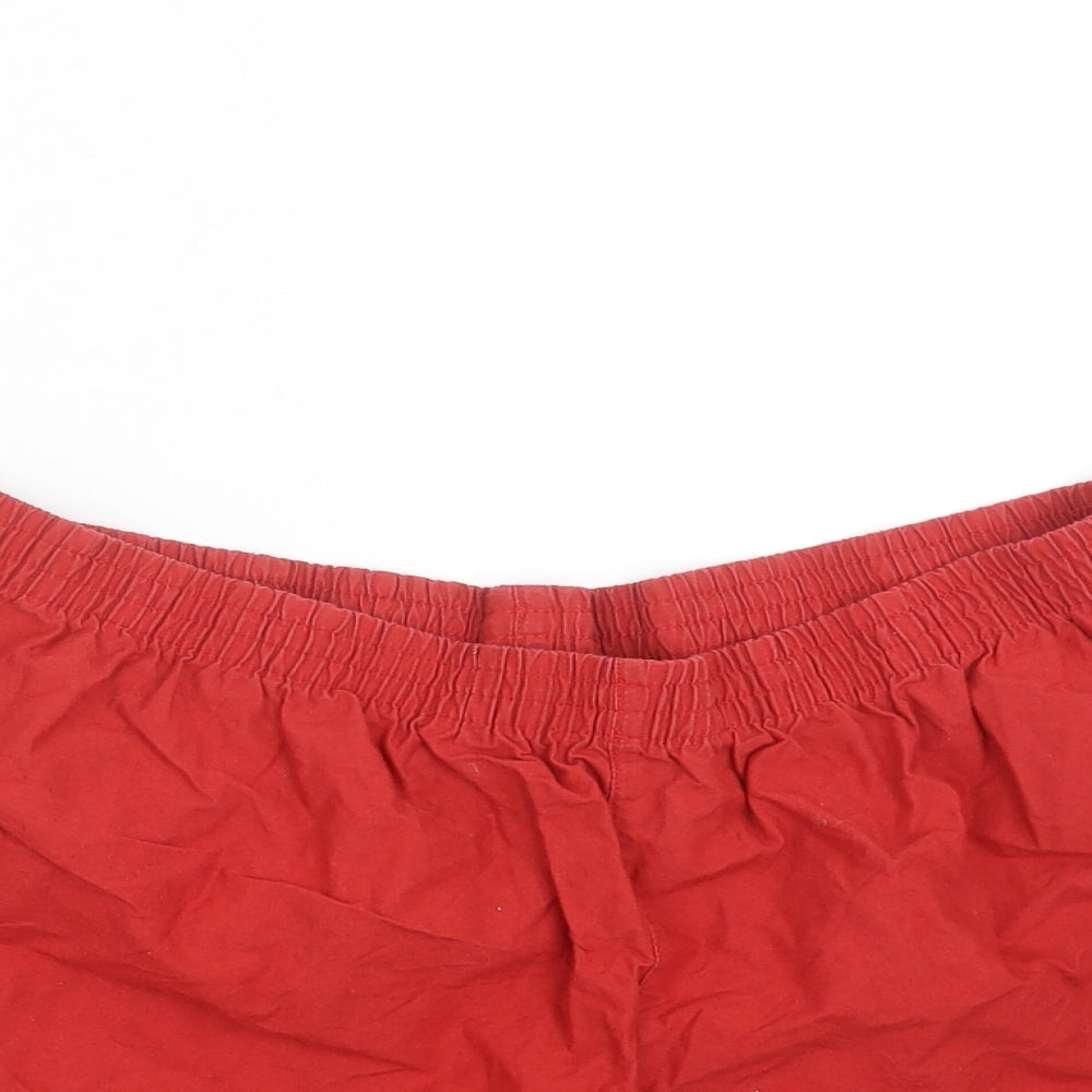 George Womens Red   Hot Pants Shorts Size 16 - crochet detail