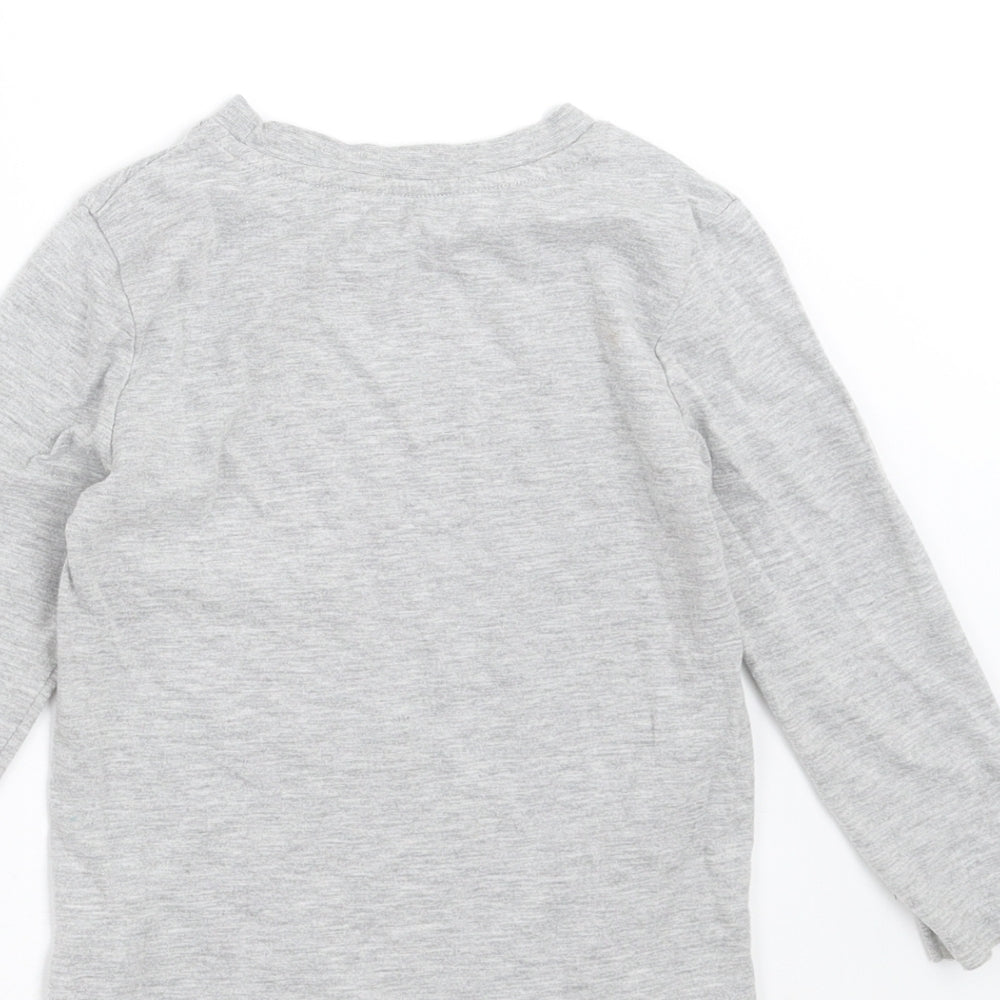 George Boys Grey   Basic T-Shirt Size 2-3 Years  - dinosaurs