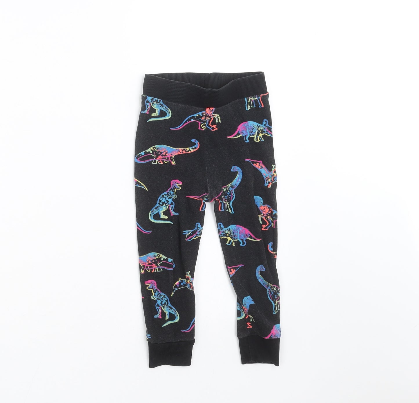 NEXT Boys Black    Pyjama Pants Size 2-3 Years  - dinosaurs