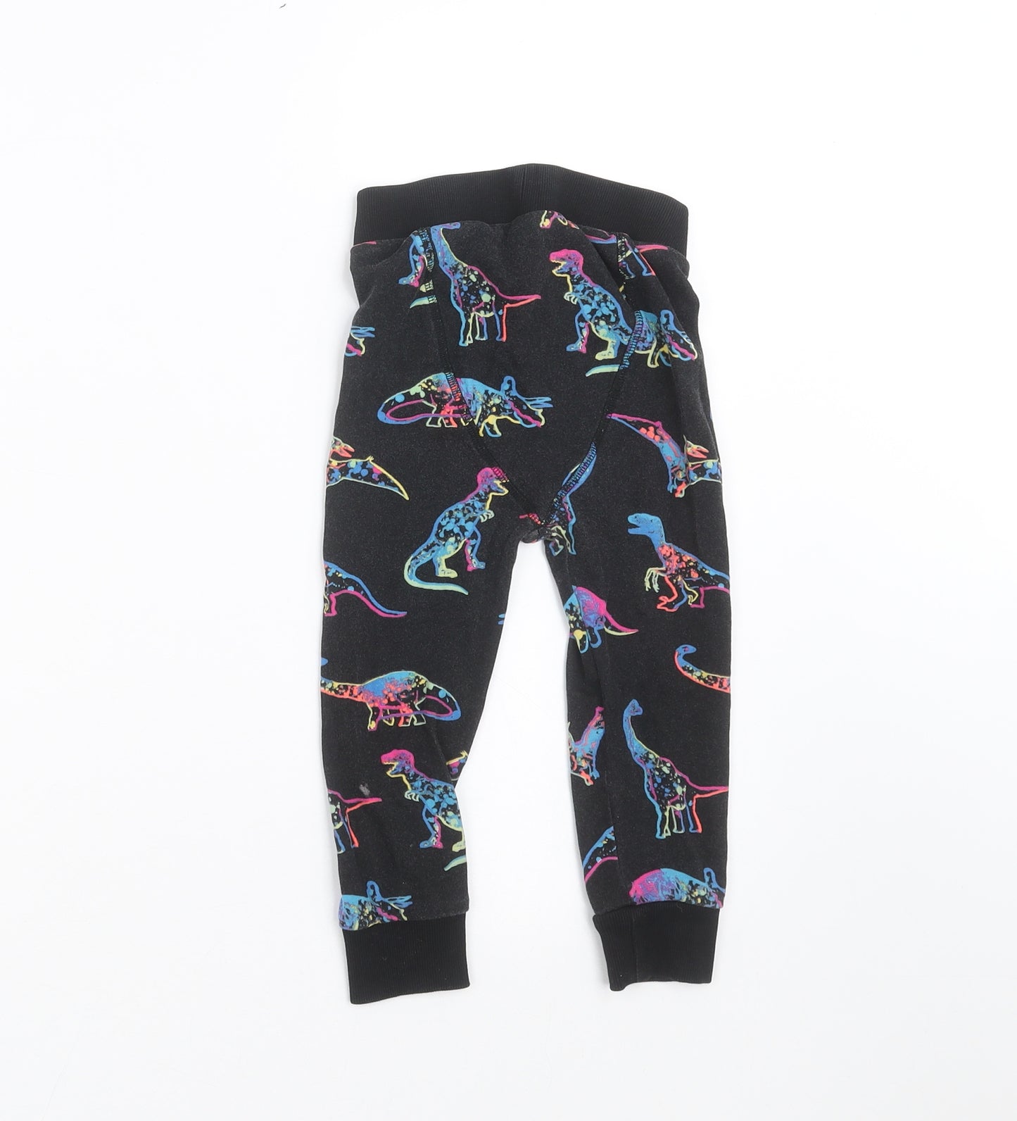 NEXT Boys Black    Pyjama Pants Size 2-3 Years  - dinosaurs