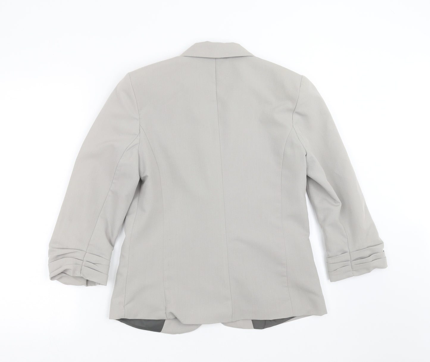 Primark Womens Grey   Jacket Blazer Size 12