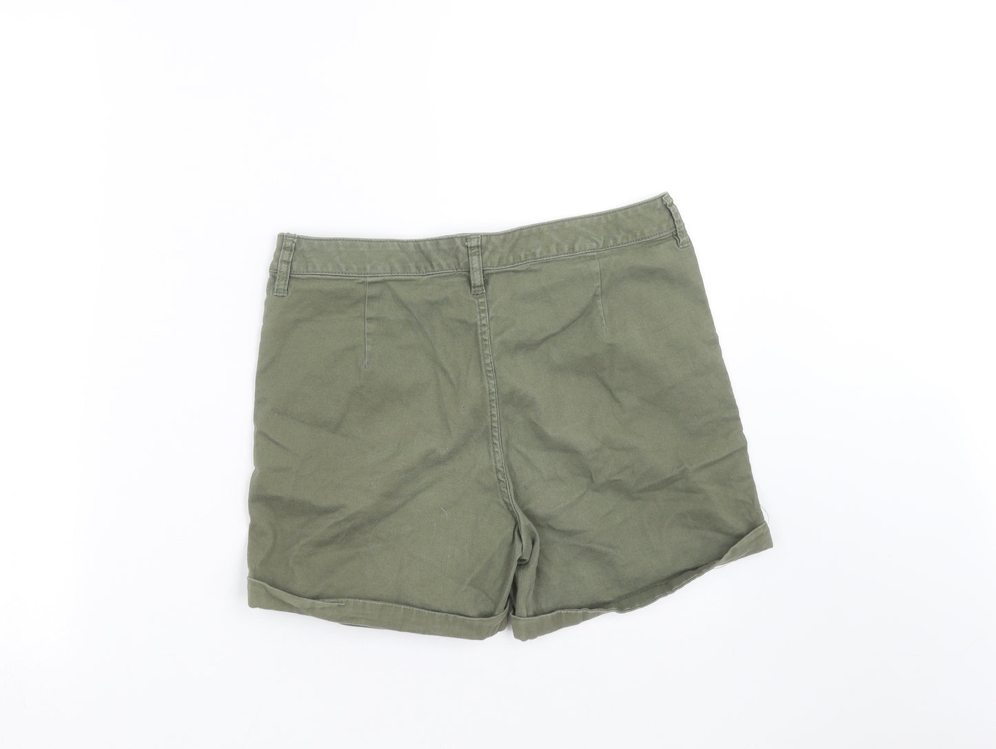 F&F Womens Green   Chino Shorts Size 10