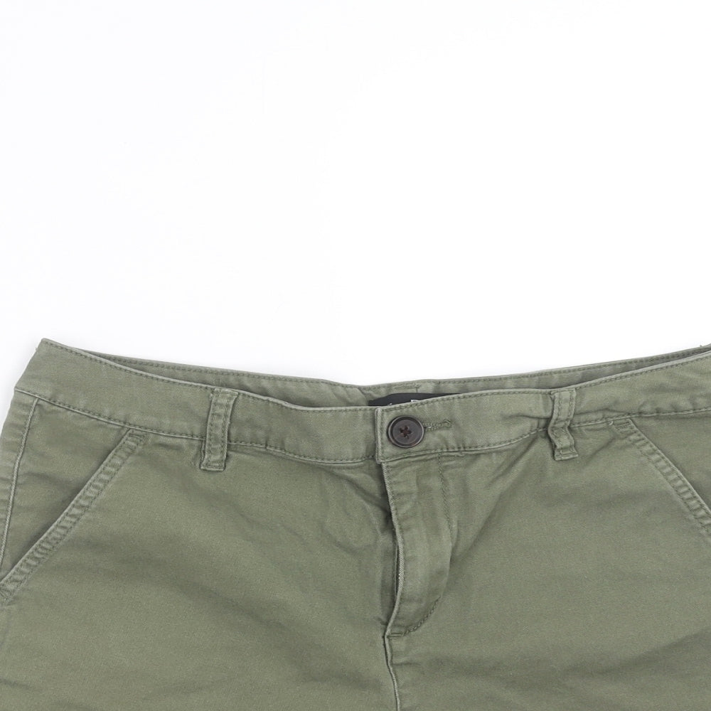 F&F Womens Green   Chino Shorts Size 10