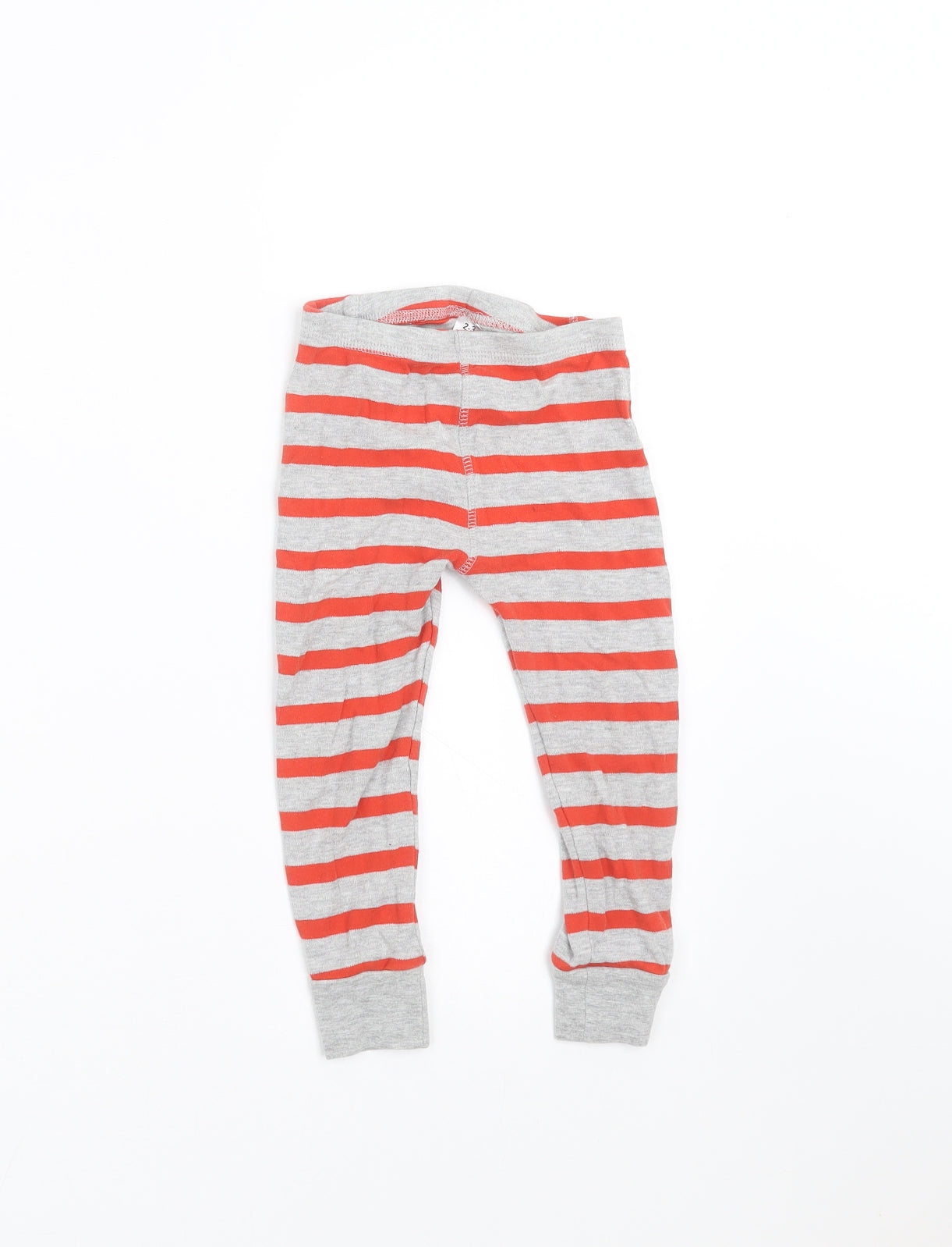 George Boys Grey Striped   Pyjama Pants Size 2-3 Years