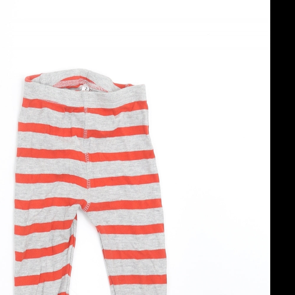 George Boys Grey Striped   Pyjama Pants Size 2-3 Years