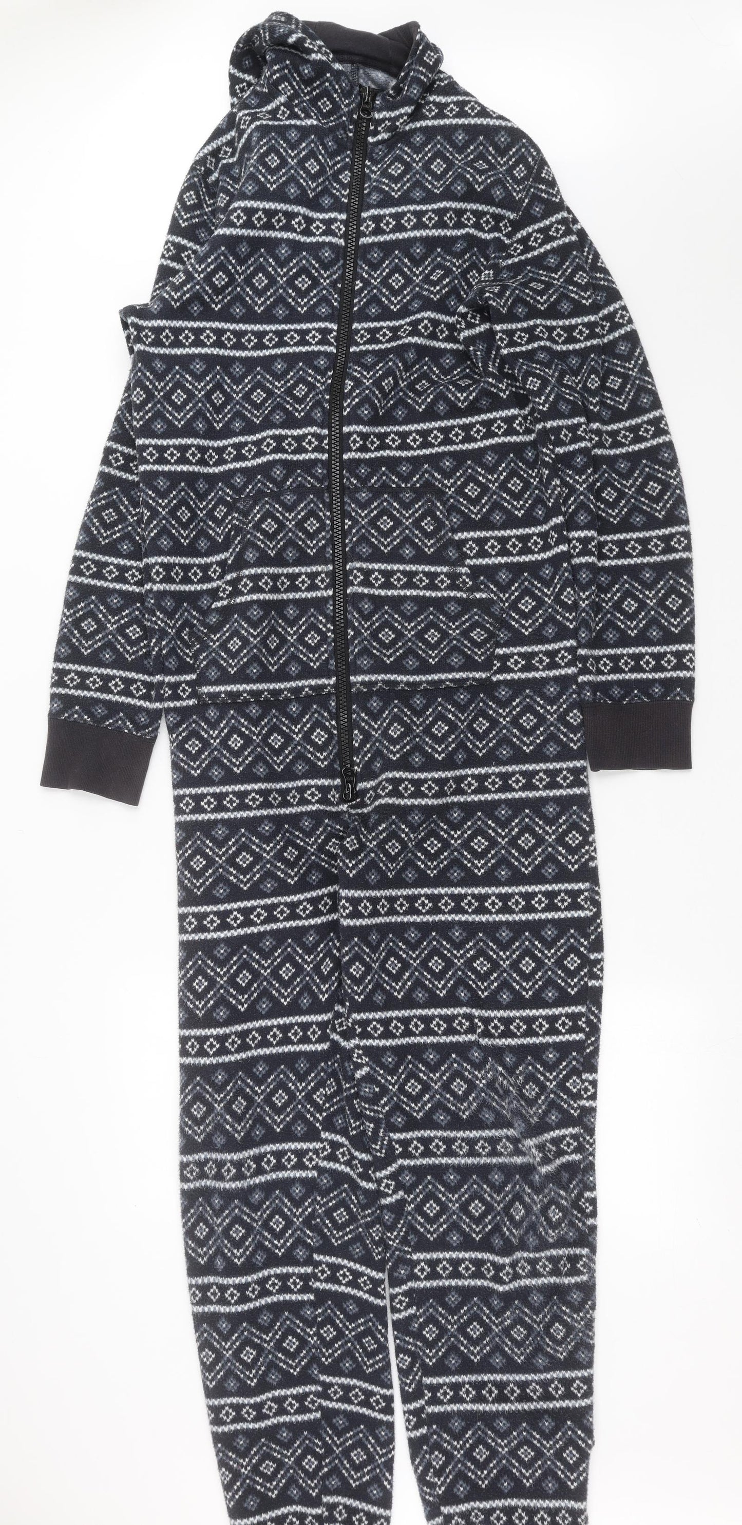 NEXT Mens Blue Geometric Knit  One Piece Size S  - onesie