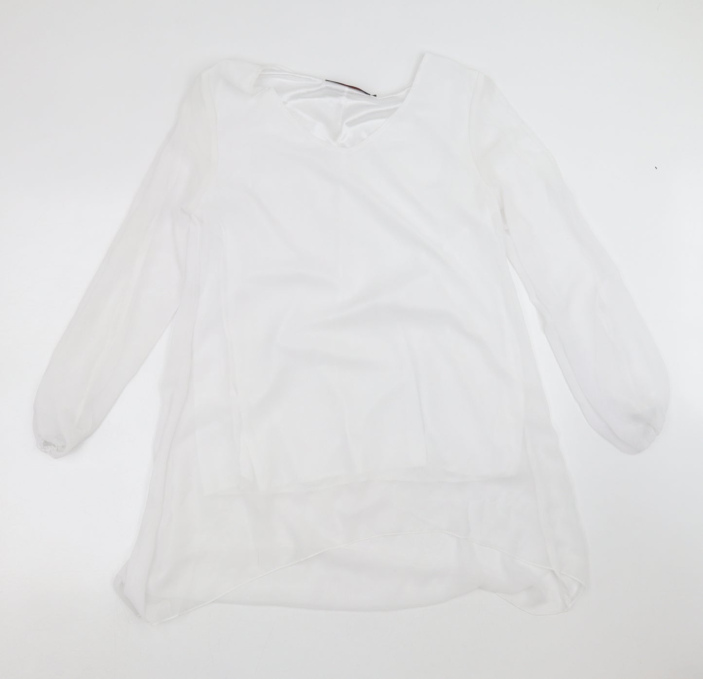 OJT Womens White   Basic Blouse Size XL  - cold Shoulder