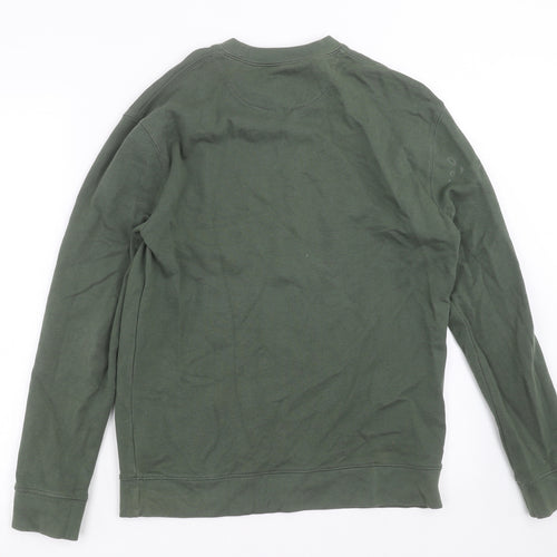 Topman Mens Green   Pullover Sweatshirt Size XS