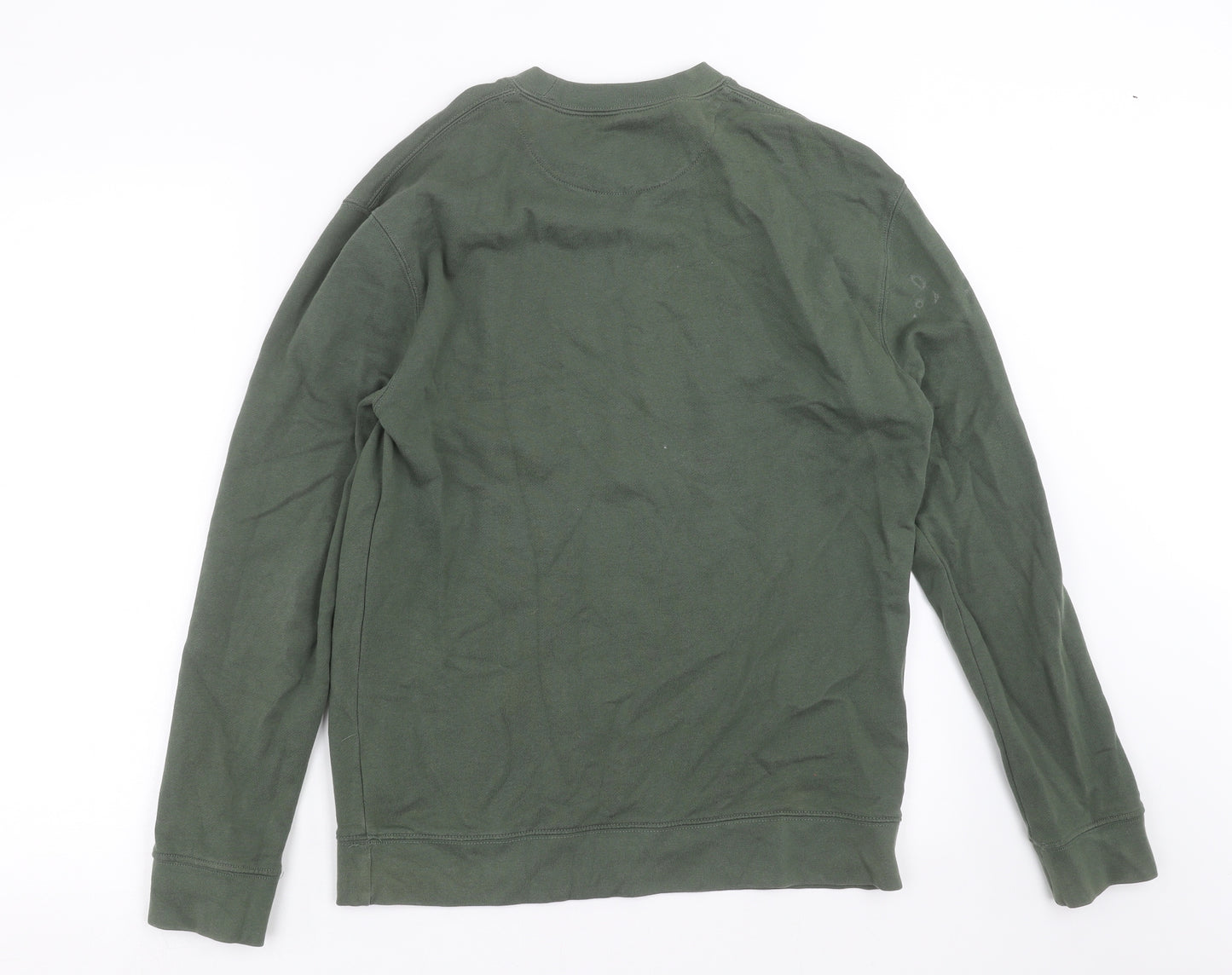 Topman Mens Green   Pullover Sweatshirt Size XS