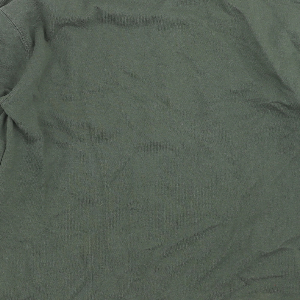 Topman Mens Green   Pullover Sweatshirt Size XS