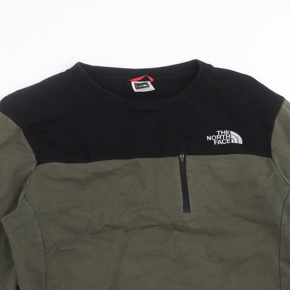 The North Face Mens Green   Pullover Sweatshirt Size M